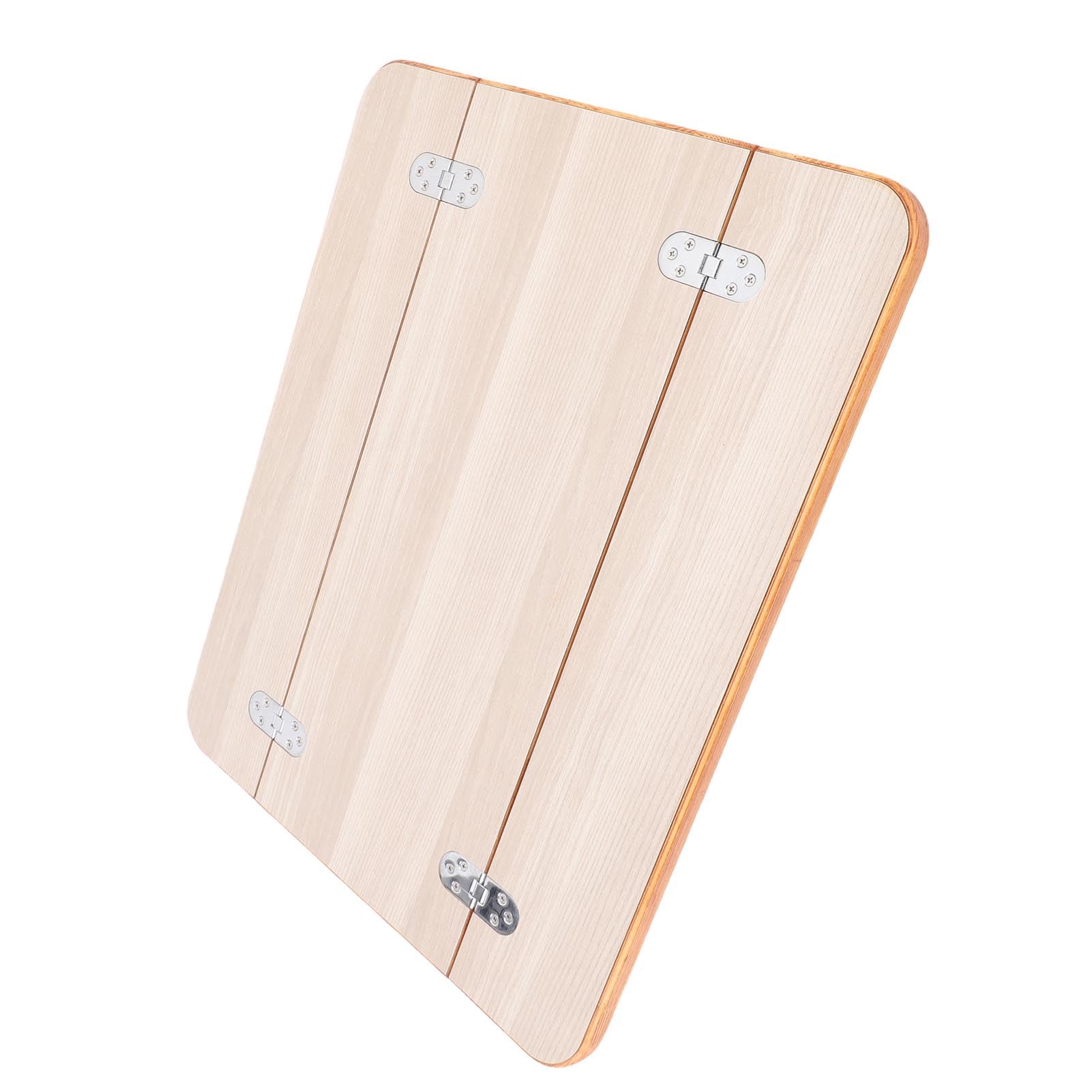 Wohnmobil-Tischplatte, Klappbarer Marine-Tisch aus Massivem Holz mit Beschichteter Oberfläche und Handversiegelter Metallkante, für Yacht-, Schiffs-, (Weiß (595 x 480 mm/23,43 x 18,9 Zoll))