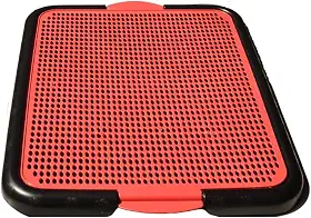 MY PET BRASIL Sanitário para Cães, Xixi Dog, sanitário canino sanitário higiênico para cães, Vermelho