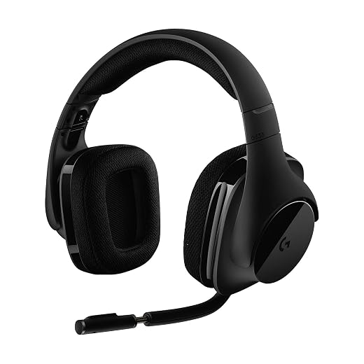 Logitech G533 Wireless Gaming Headset – DTS 7.1 Surround Sound – Pro-G Audio Drivers , Black