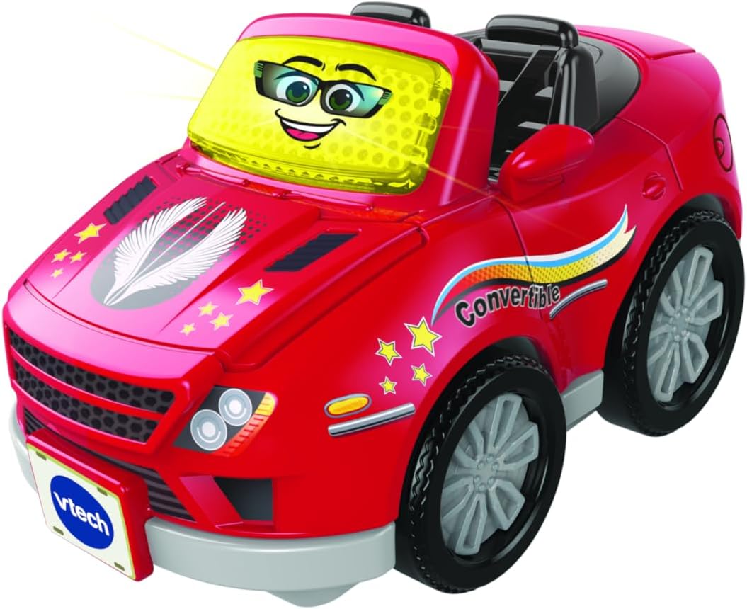 Toot-Toot Drivers Convertible, Toy Car for 1 Year Old, Pretend Play Vehicle with Lights & Sounds, Interactive Toddlers Toy for 12 Months, 2, 3, 4 plus, English Version