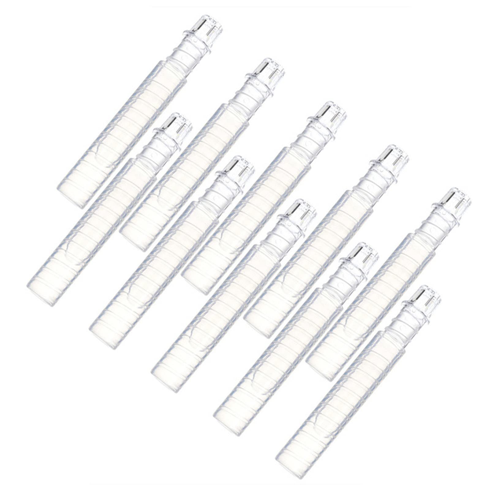DUnLap Chalk pens 10Pcs Durable Chalk Holder Plastic Transparent Eco-Friendly Water Soluble Chalk Clip Cover For Hoe Chalk Teacher Student Chalk