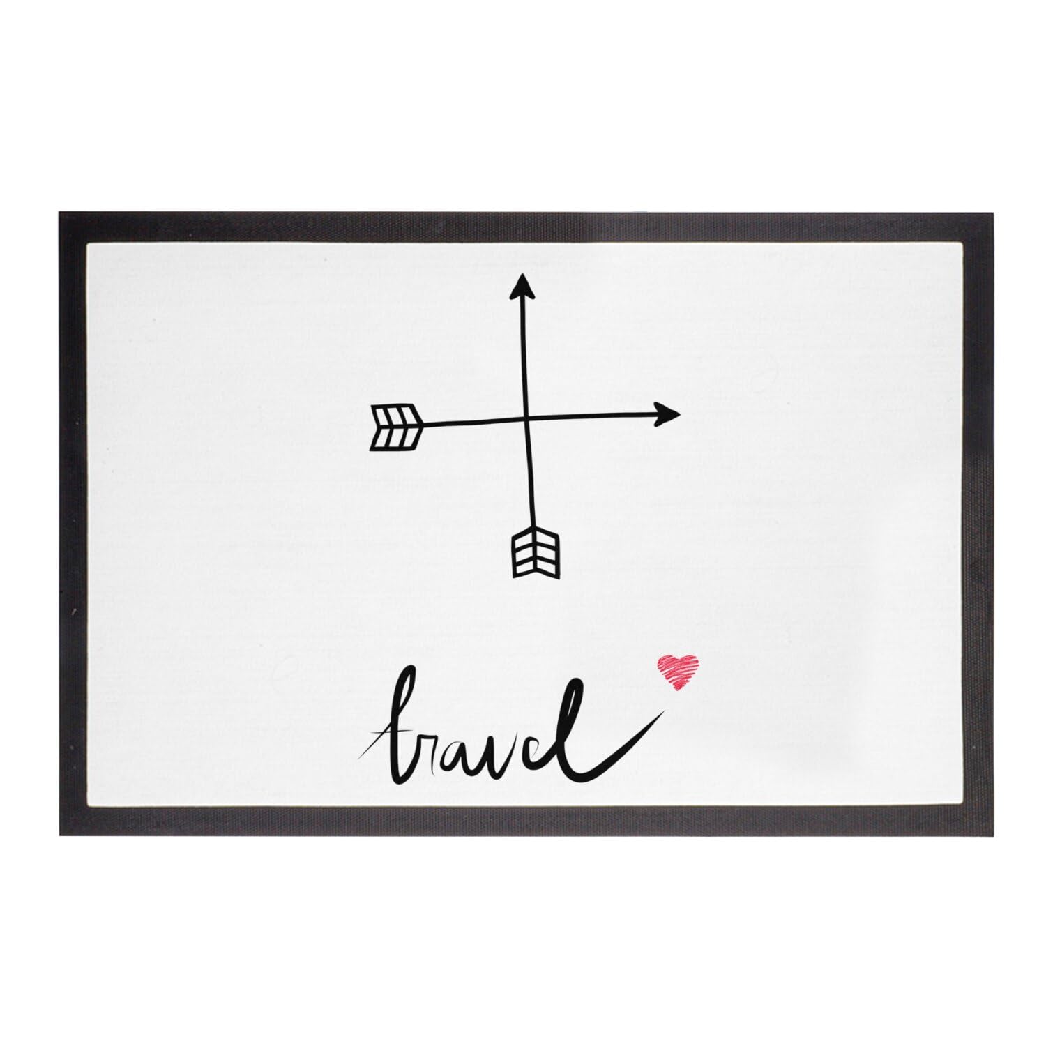 Paillasson 75x50cm évite les traces de pas sales grâce à sa brosse d'entrée efficace