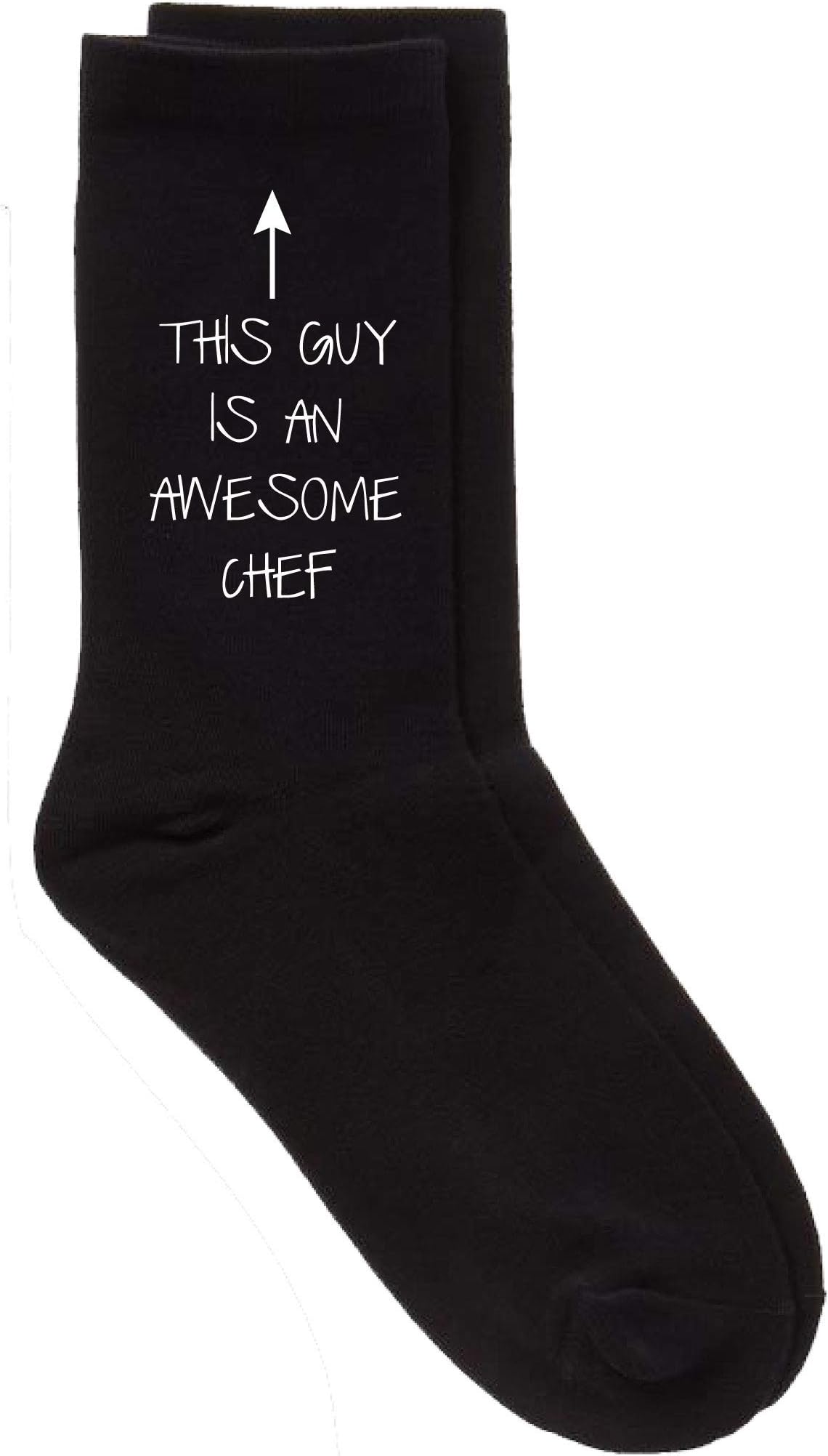 This Guy Is An Awesome Chef Mens Black Socks Present Gift