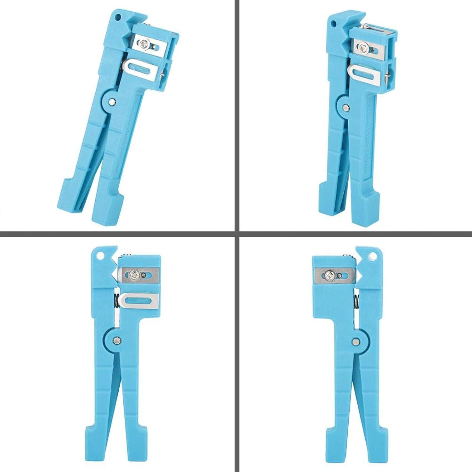 Fiber Optic Jacket Buffer Tube Stripper,Coaxial Cable Stripping Cutter Tool,Comfortable and Secure Grip,Nick- Jacket(45-163)