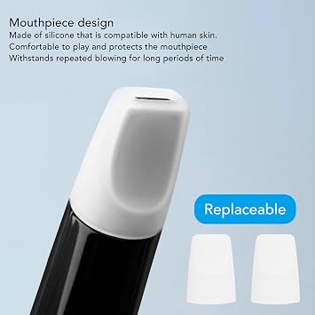 MIDI Electronic Saxophone, Mini Saxophone Digital Wind Instrument, Support 13 Pitch Adjustable Volume, 3 Blowing Sensitivity, for Beginners and Professional Performer