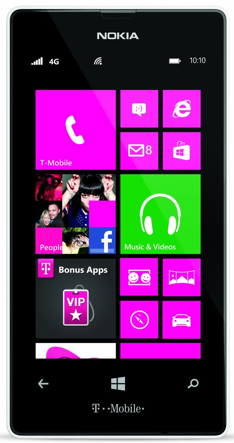 Nokia Lumia 521 T-Mobile Windows 8 4G Smartphone - White