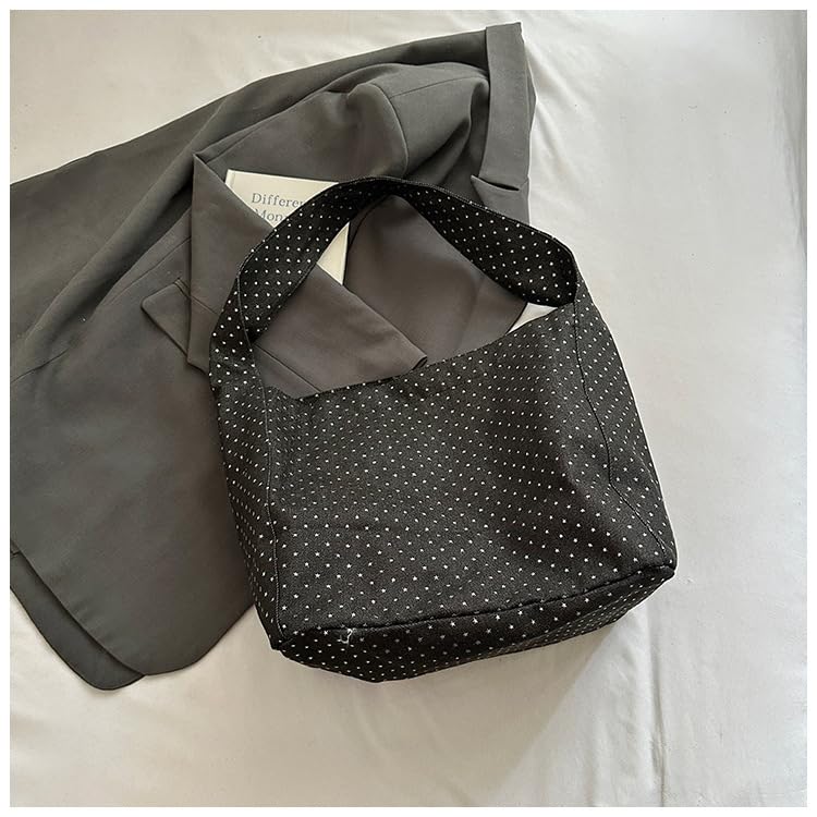 Leopard Print Bag for Women Trendy Tote Slouchy Purses Vintage Hobo Handbag Large Capacity Work Commute Canvas Shoulder Bag2