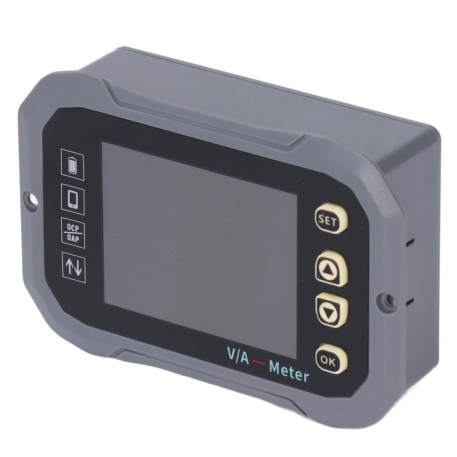 Monitor Akumulatora, Monitor Akumulatora ABS 400 A z Bocznikiem, Wyświetlacz TFT o Przekątnej 2,4 cala. Bezprzewodowy Miernik Napięcia i Prądu od 0 do 120 V do Systemów Akumulatorów Słonecznych