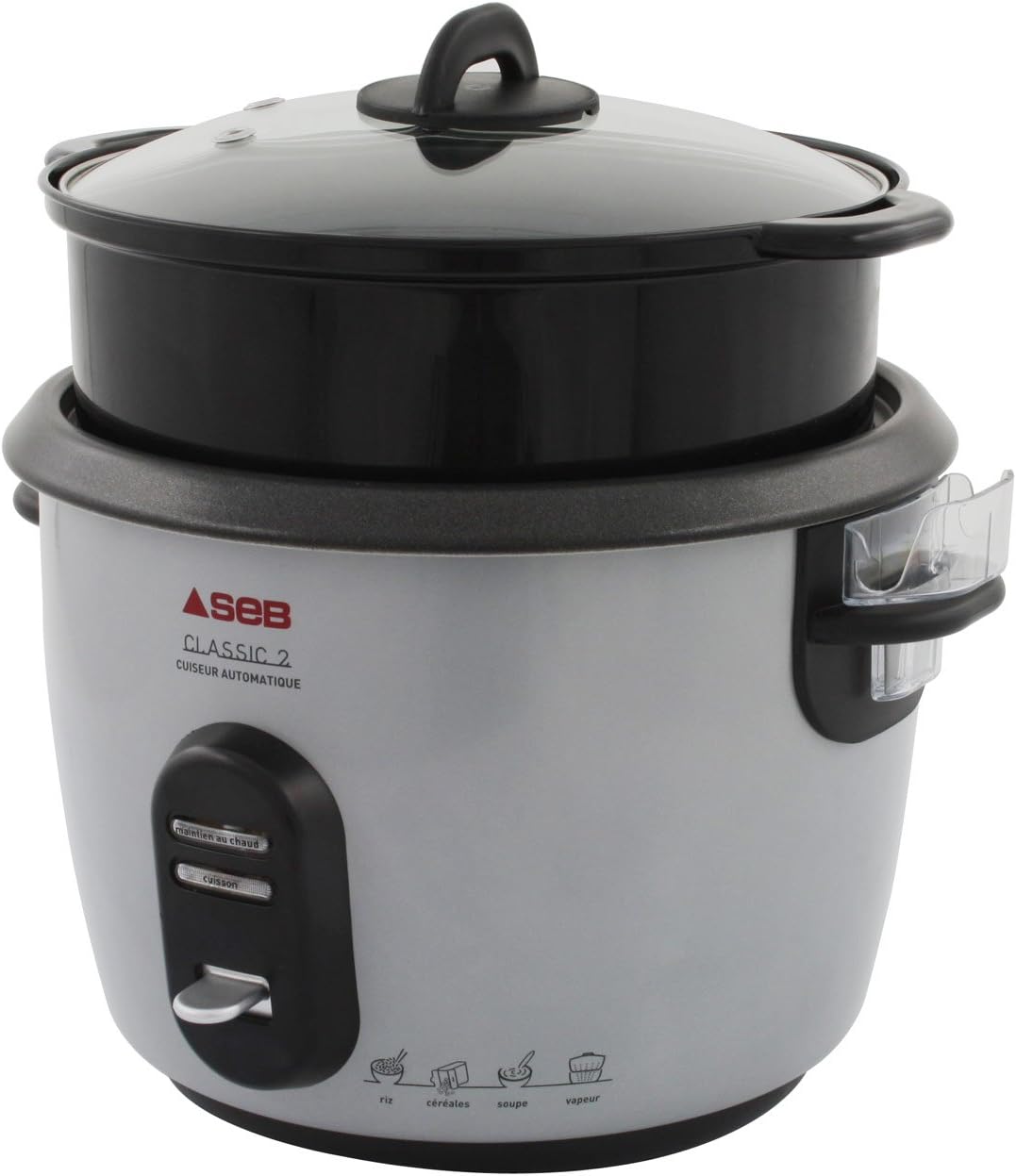 Seb RK100801 Cuiseur à riz New Classic 10 Cups 10/12 Pers : Amazon.fr ...