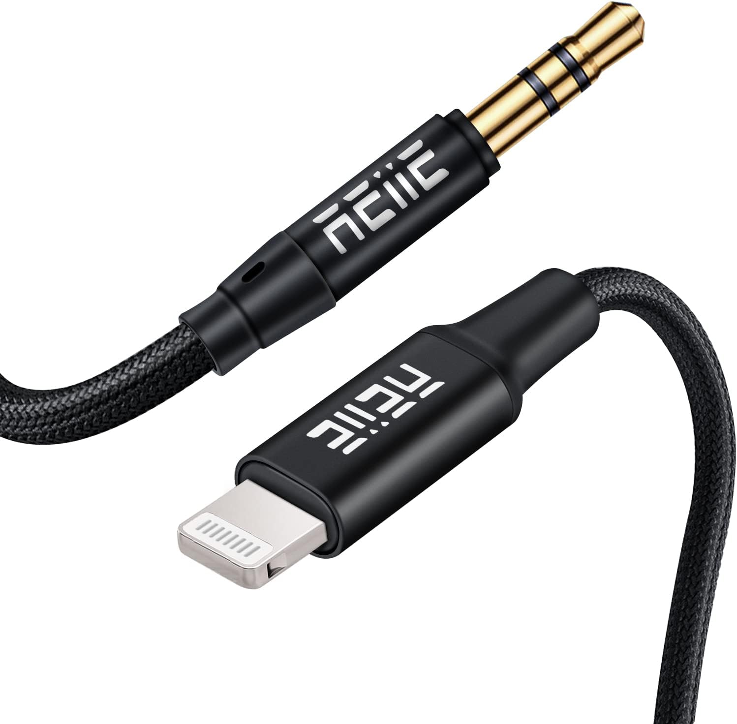 【Apple MFi Certified】 3.9FT Aux Cord for iPhone, Lightning to 3.5mm Audio Cable for Car Stereo,Speaker,Headphone Compatible with iPhone12/11 Pro Max,/X/XS/XR/8/7/iPad