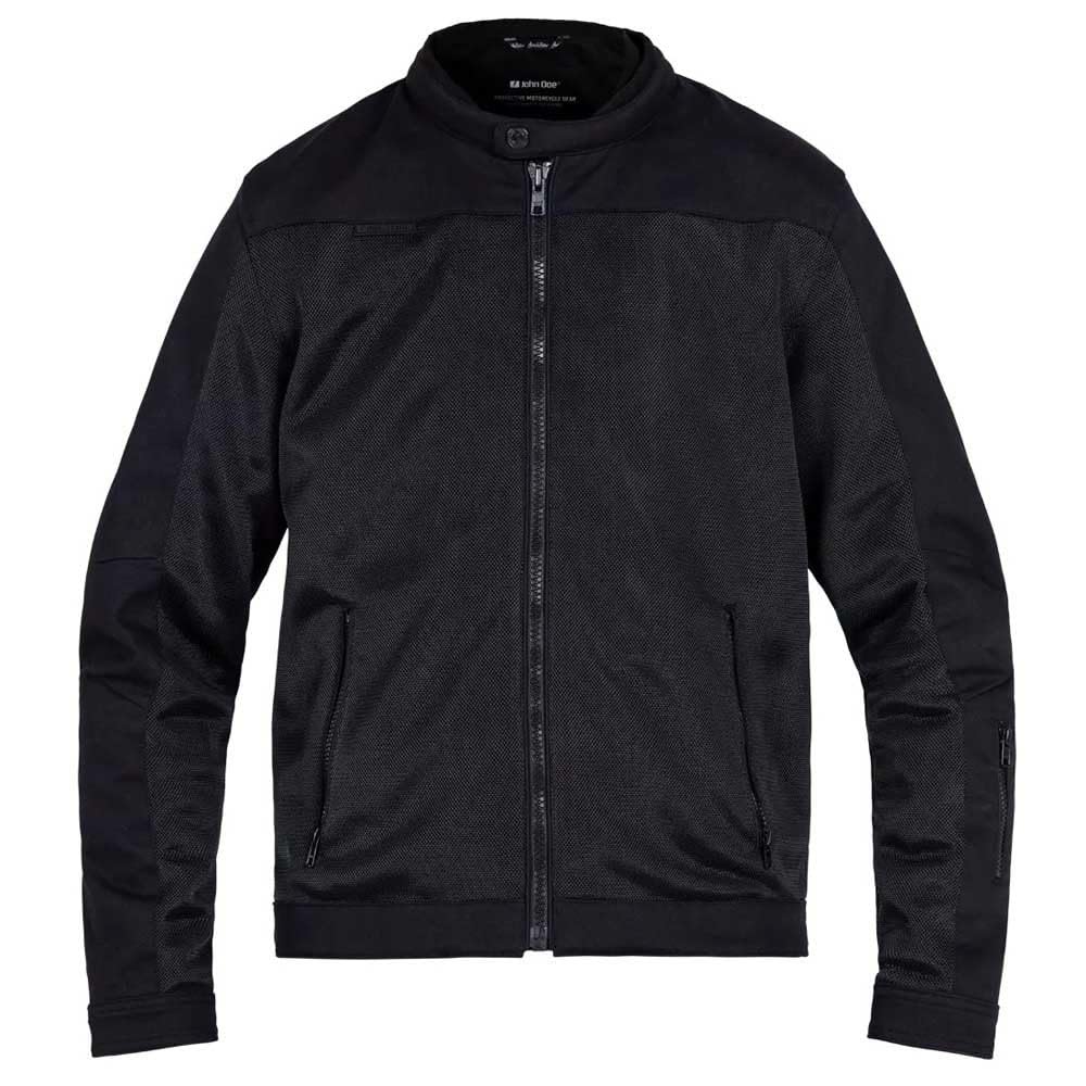 John Doe Aero Mesh Motorrad Textiljacke – perforierte Belüftung, 2XL, für Männer