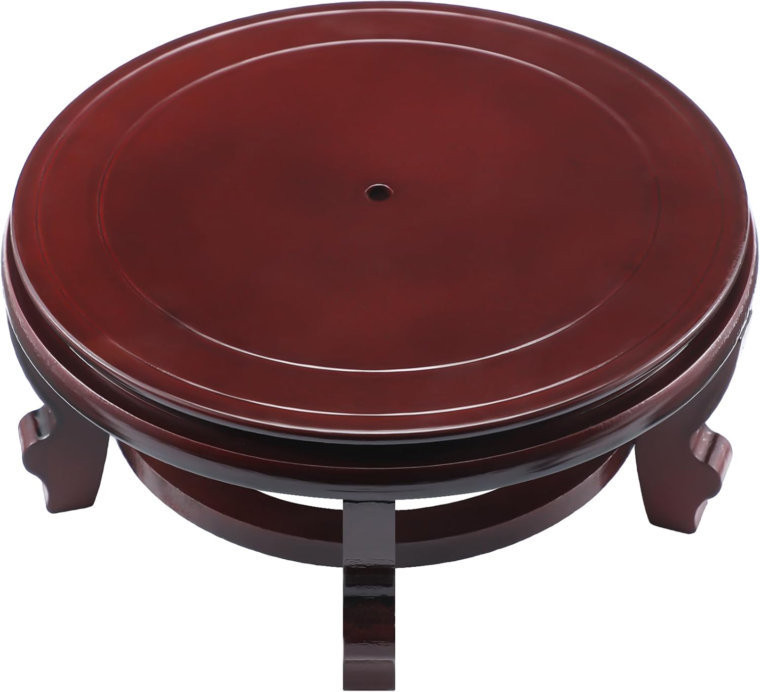 Wooden Planter Stand Indoor Chinese Vase Fishbowl Display Stands Asian Vase Pot Stands Traditional Stands for Home Indoor Plants Outdoor Decoration(15.75 Inches)