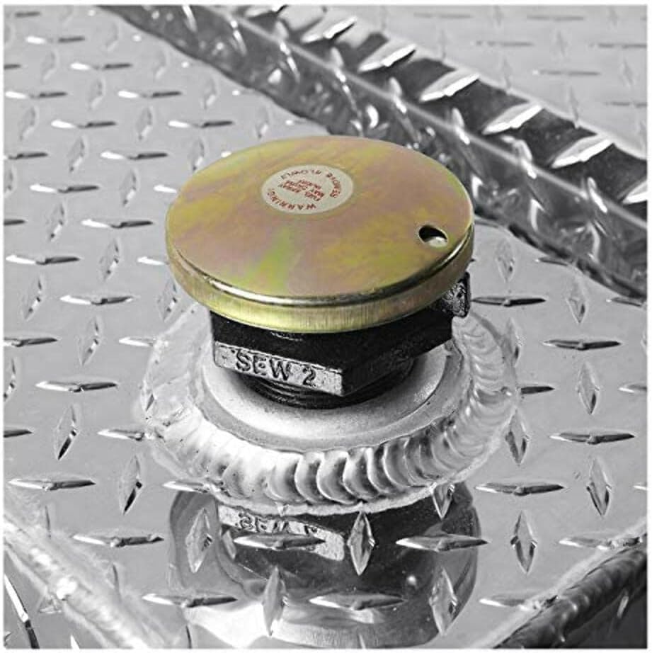 UWS TT-85-L-T/P 85 Gallon Aluminum L Shaped Transfer Tank