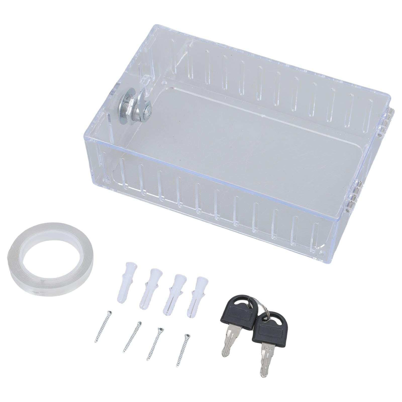 Buxuaaaa Tamper Resistant Thermostat Guard Case Security Enclosure Easy Installation Prevents Unauthorized Use Comes With Thermostat Security Box