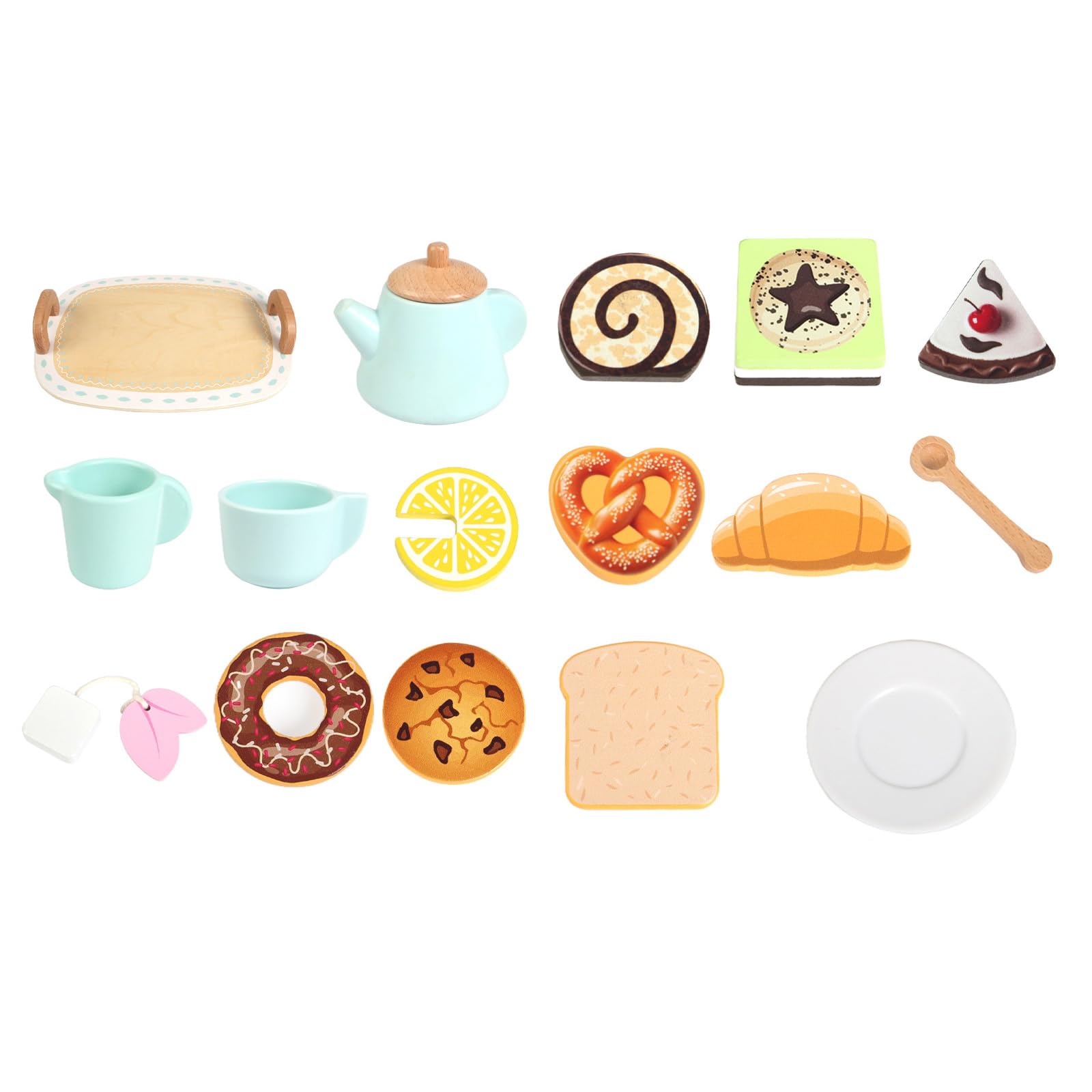 da Gioco per Cucina per Bambini in Legno, Giocattolo da Cucina Finta con Utensili, Regalo didattico per Ragazzi e Ragazze dai 3 Anni in, Set da Cucina Finta Compleanno