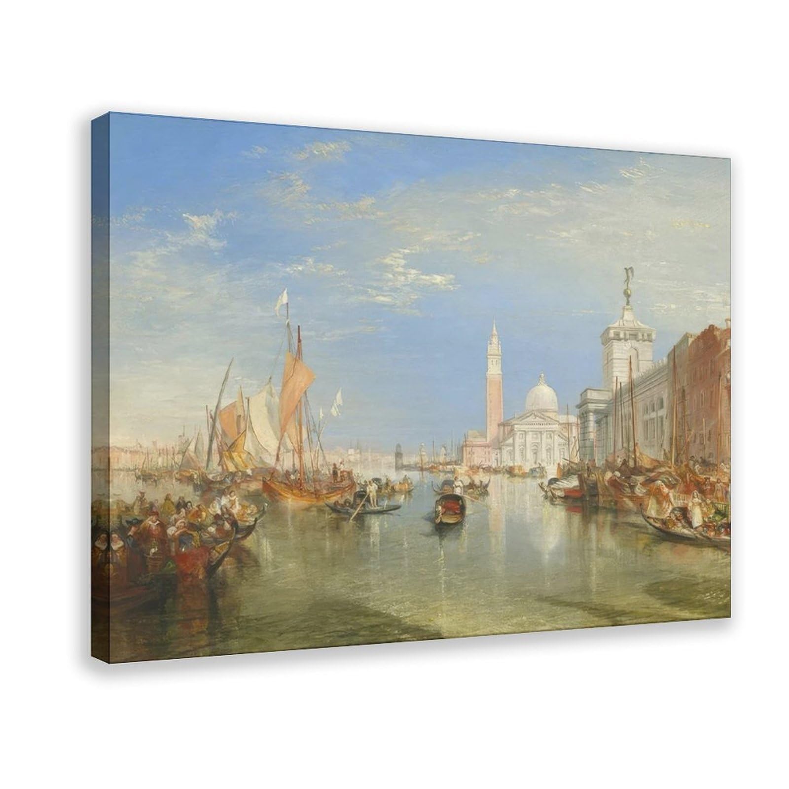 Bareronor Retro Ship Poster Canvas Poster Bedroom Decor Landscape Office Room Decor Gift 20" L X 30" W