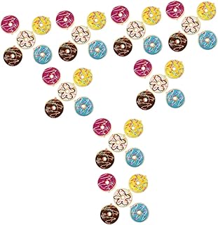 ABOOFAN 40 Peças Ímãs De Geladeira Donut Ímãs De Porta De Geladeira Ímãs De Donut Para Calendário Quadro Branco Ímãs Kawaii Adesivos De Geladeira Foto Ímã Brinquedos Pão Esponja Pu