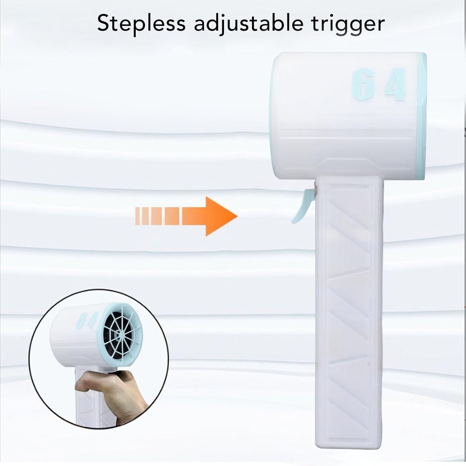 Fafeicy Dry Blower Car Drying, Portable Turbofan with Brushless Motor, Easy Plug and Play, Battery Powered, for Various Tasks, Copper Wind Force Blower (US Plug)