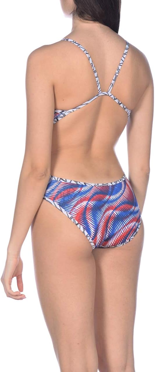 arena Spirograph Challenge Back Reversible One Piece Swimsuit, Multicolor - Black, 36 : Clothing, Shoes & Jewelry