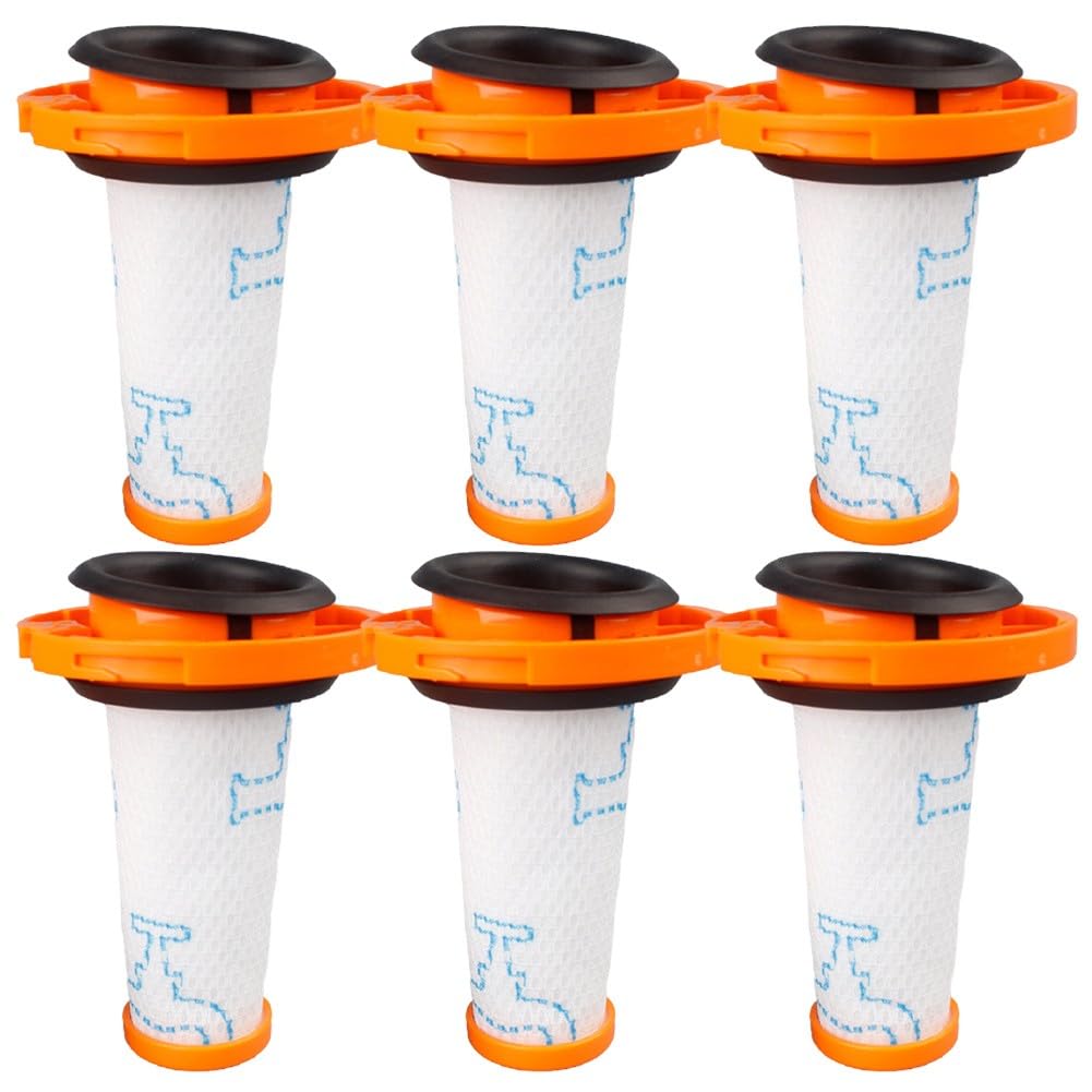 Replacement Set for-Rowenta for X-Force for Flex 9.60 Vacuum Cleaner Spare Parts, Washable Fit for Allergy RH2038WO, RH2037WO, RH2039WO Models (6 Pcs)