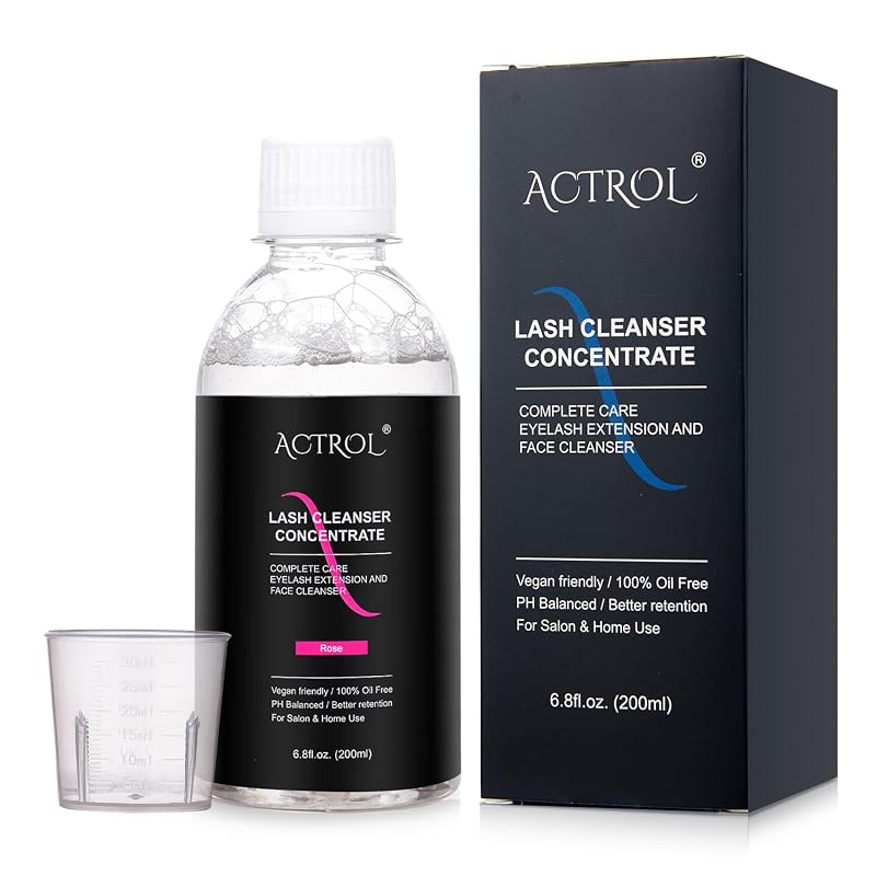 ACTROL Concentrado de Shampoo para Cílios Rose Lash 200 mL