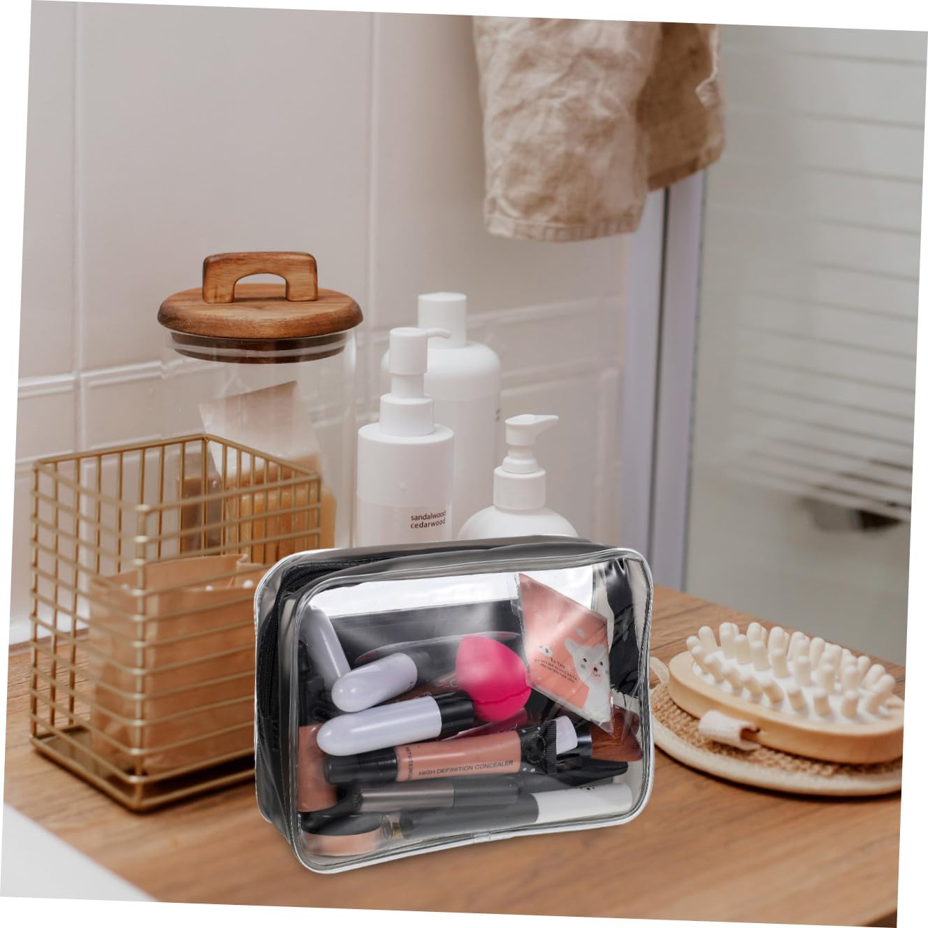 Kit de Maquillaje para Mujer Completo con Brochas Duraderas Paleta de Sombras Corrector y Lápiz Labial Set Portátil para Viaje y Diario