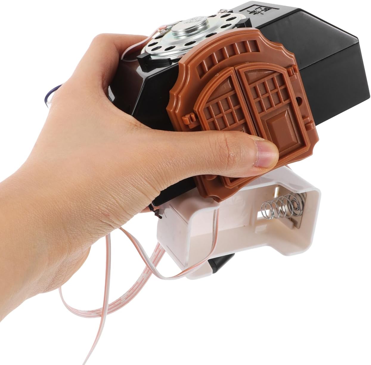 Vintage Style Cuckoo Clock Movement Replacement Wall Clock Mechanism Silent Quartz DIY Part with Hook for Home Decor