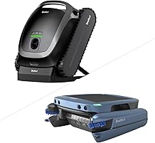 Beatbot AquaSense Cordless Robotic Pool Vacuum Cleaner with Solar Powered Pool Skimmer, Water Clarification, Cleans Floor, Walls, Waterline and Surface- Light Blue