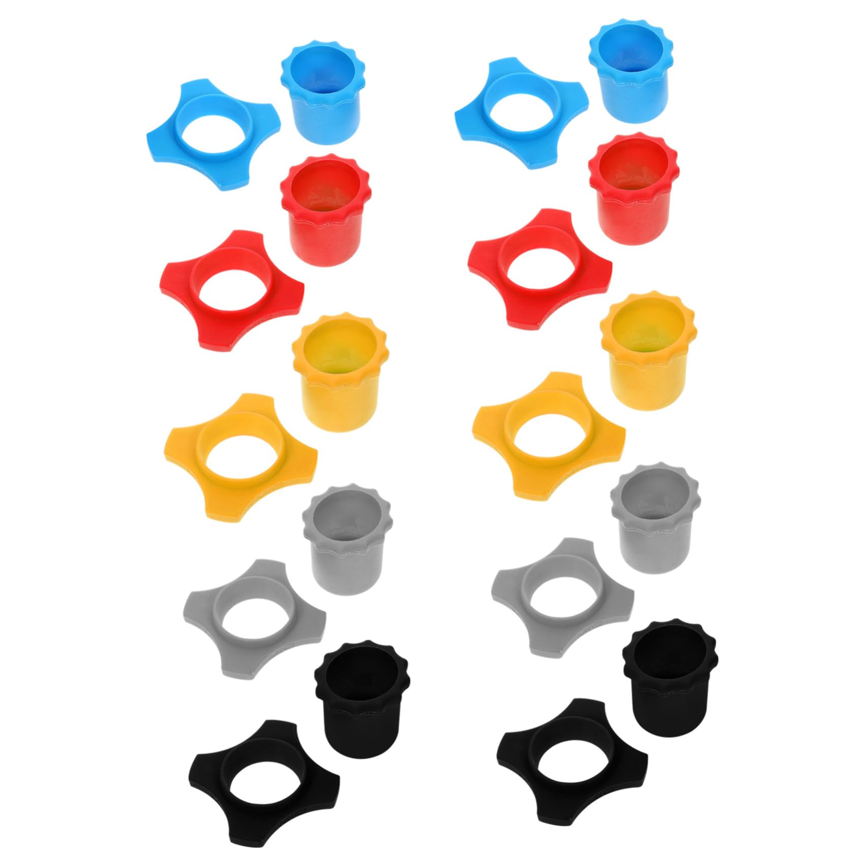 GALPADA 10 sets Ring Microphone Slip Sleeves for Ktv Karaoke Studio Use Durable Rubber Protection