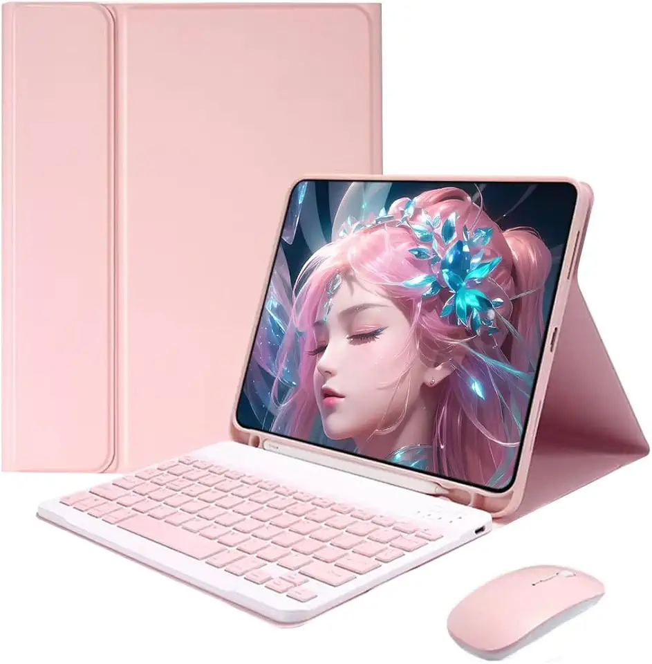 Capa Para iPad 10ª Geração /11ª Geração (A16) Com Teclado e mouse