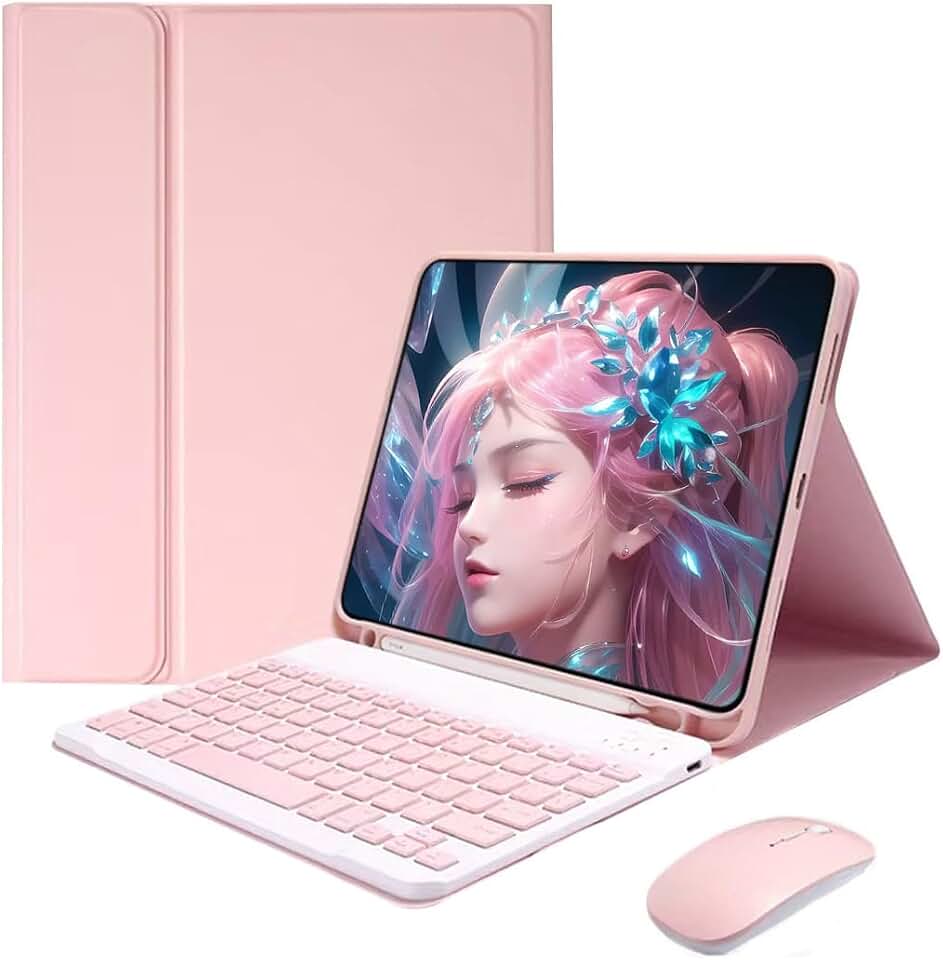 Capa Para iPad 10ª Geração /11ª Geração (A16) Com Teclado e mouse