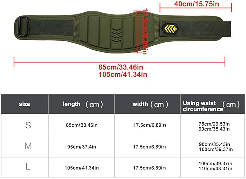 Weight Lifting Belt - Materials Squats Belt | powerliftingss Lever Gym Belt, Extreme Heavy Duty genuiness Leather Belts for Fitness Body Building Lifting Athletes Men and Women