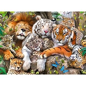 Ravensburger Big Cat Nap | 200 Piece Jigsaw Puzzle for Kids | Every Piece is Unique | Engage in Family Fun | FSC Certified