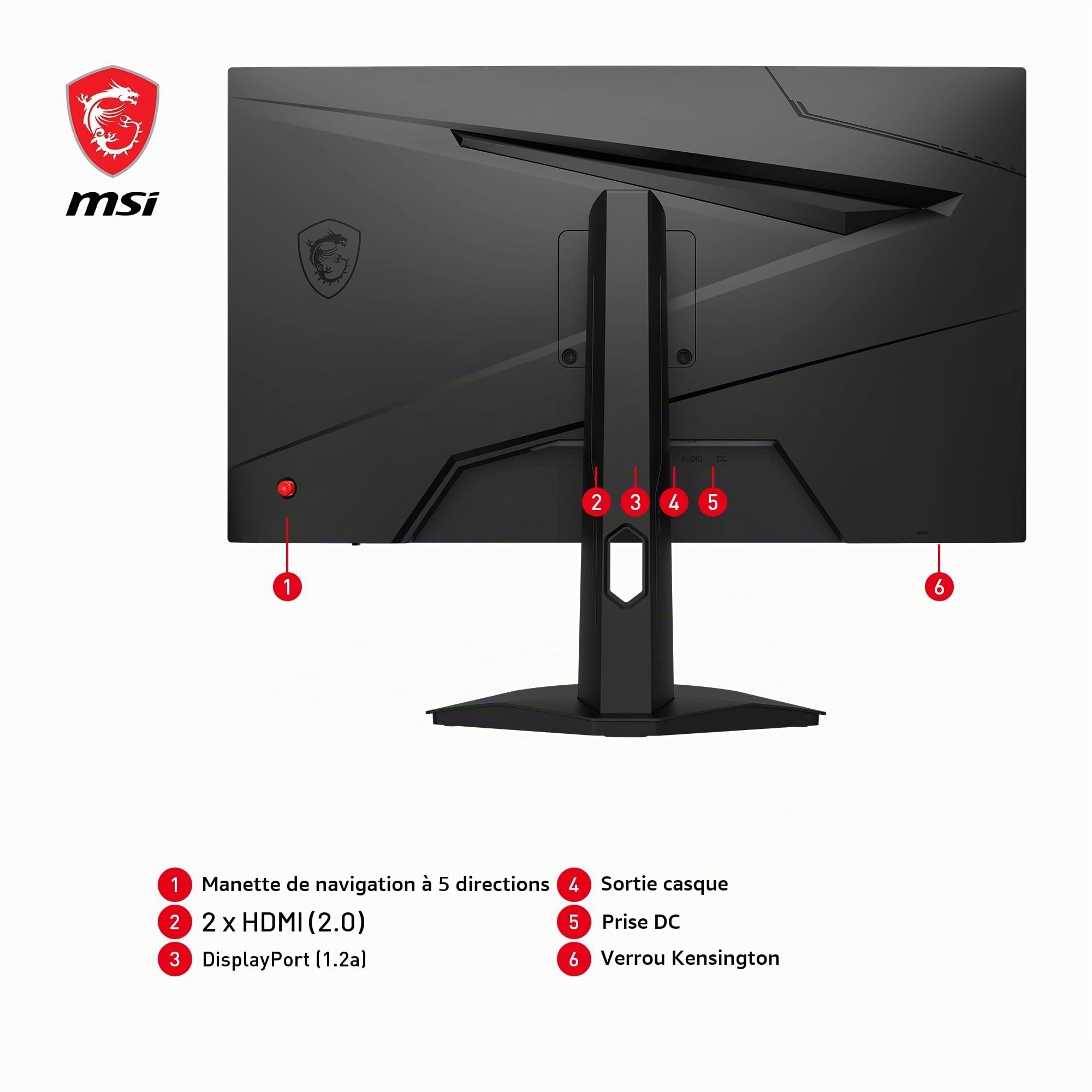 MSI G244F E2 Gaming Monitor 23.8