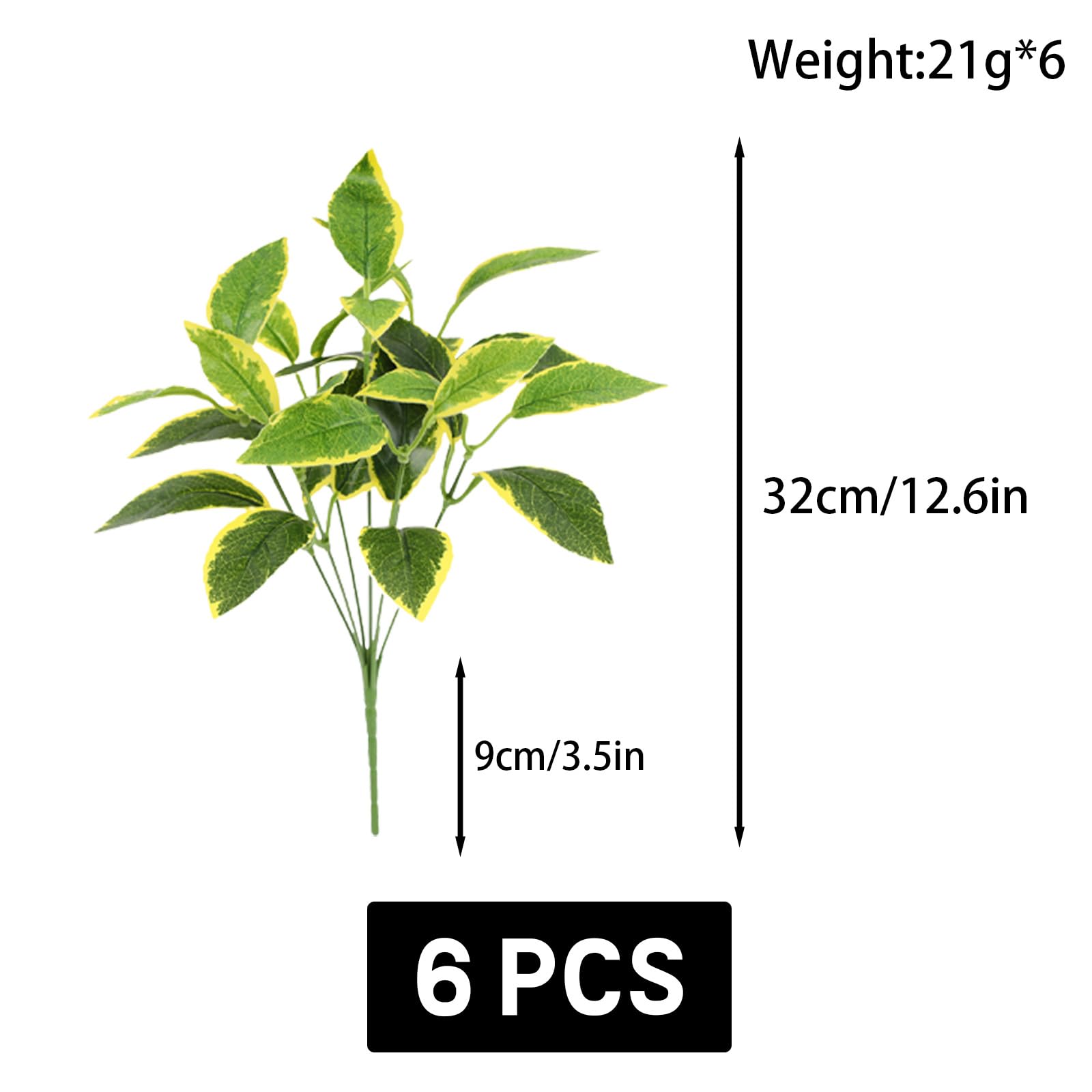 astylishome Artificial Plants Indoor Small Artificial Plants Faux Greenery Stems for Home Garden Office Floral Arrangements Table Centerpieces Indoor Outdoor Decor 2805 - Image 3