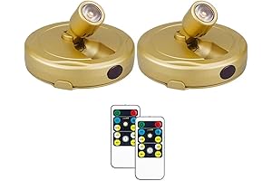 2Pack Battery Spotlight with Remote: Your Gateway to Radiant Art Illumination and Beyond
