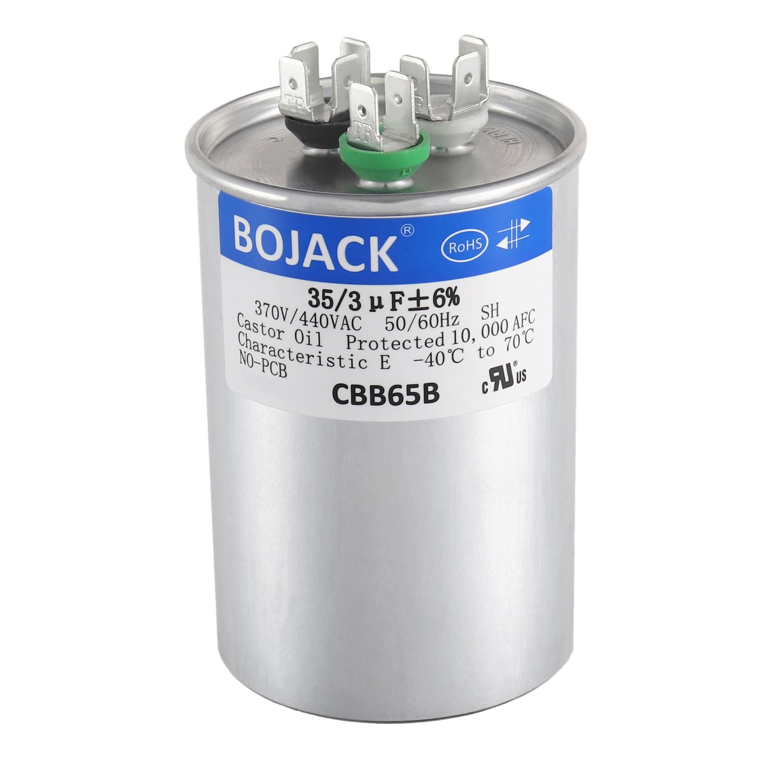 ☆C-KANA☆(*^-^) 35+5 MFD x 440 Run Capacitor # 14283 - JustCapacitors.com