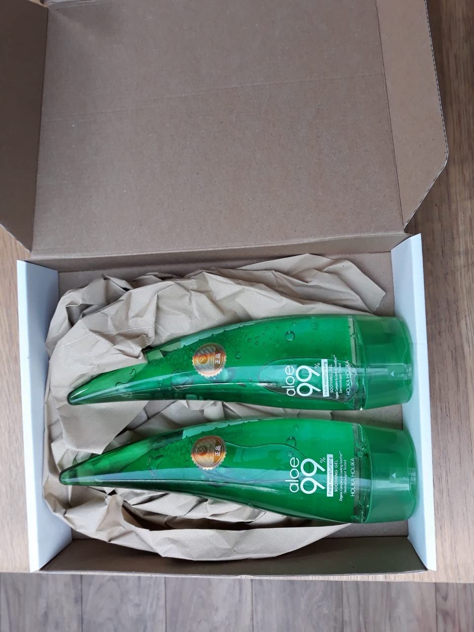 Holika Holika Aloe Vera 99% żel uspokajający, 2 x 250 ml