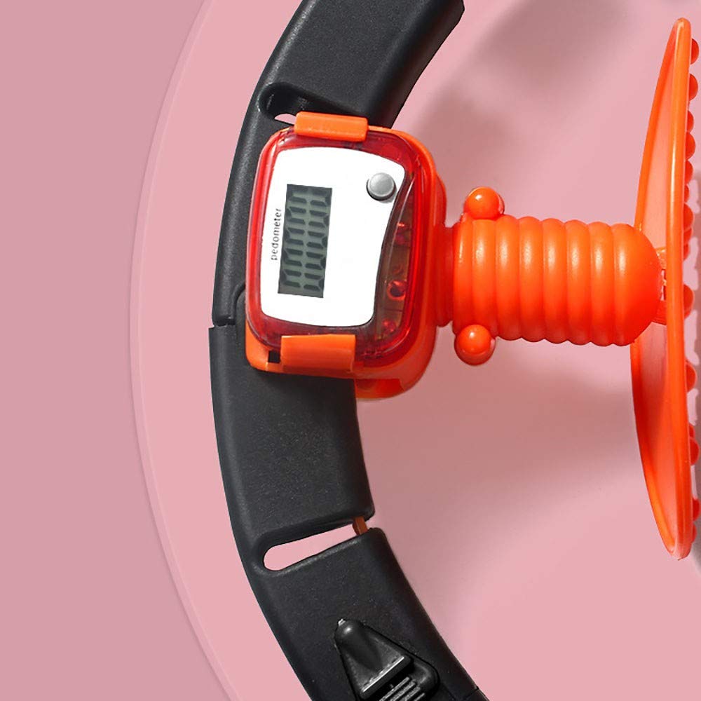 Principianti Auto-Spinning Pallacanestro, Regolabile Slimming Esercizio Intelligente di conteggio Loop, Hula Hoop Staccabile Perdita Fissa di Peso Attrezzature per Il Fitness