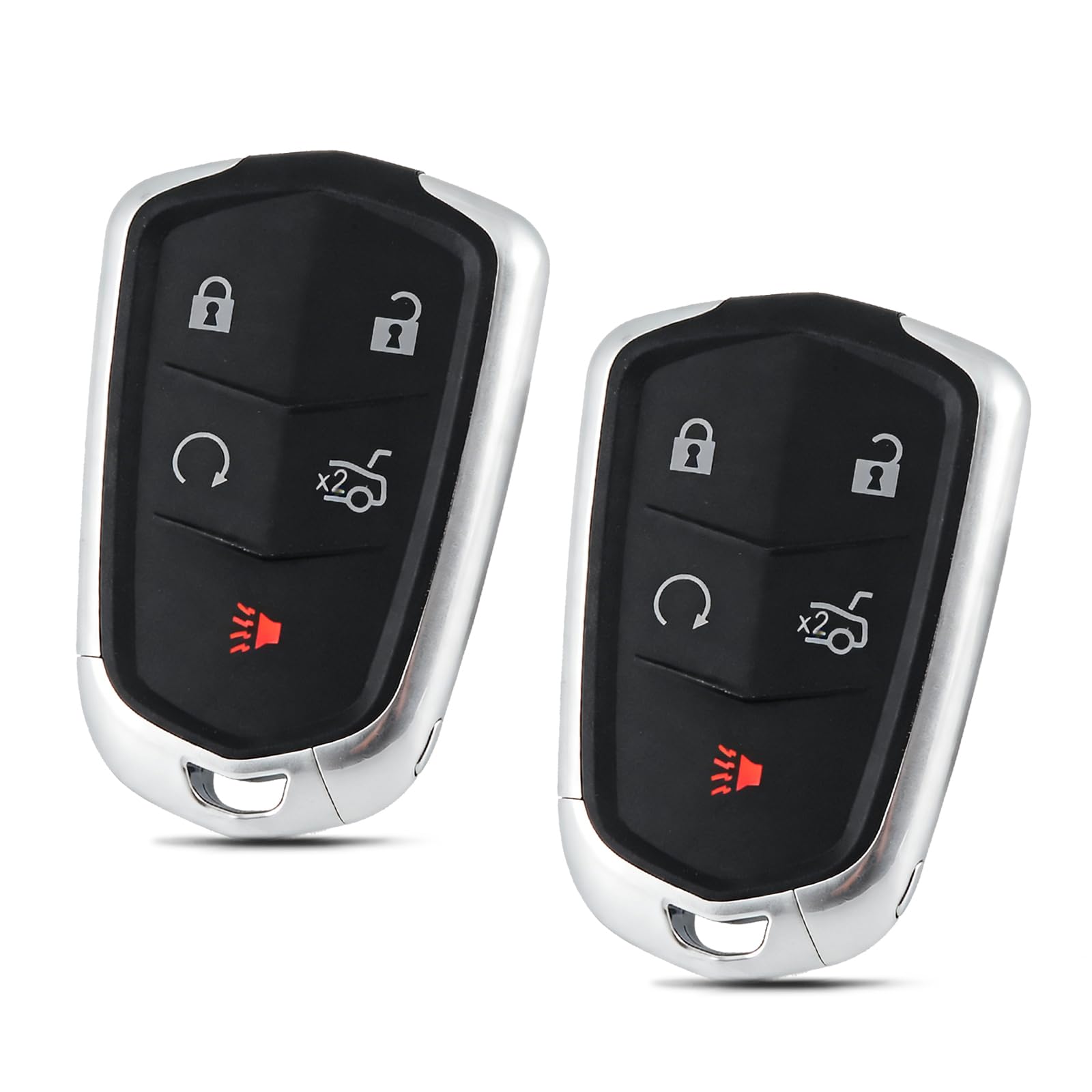 Photo 1 of 5-Button Key Fob Cover for Cadillac ATS ATS-V CTS CT6 XTS XT5 XT4 XT6 SRX