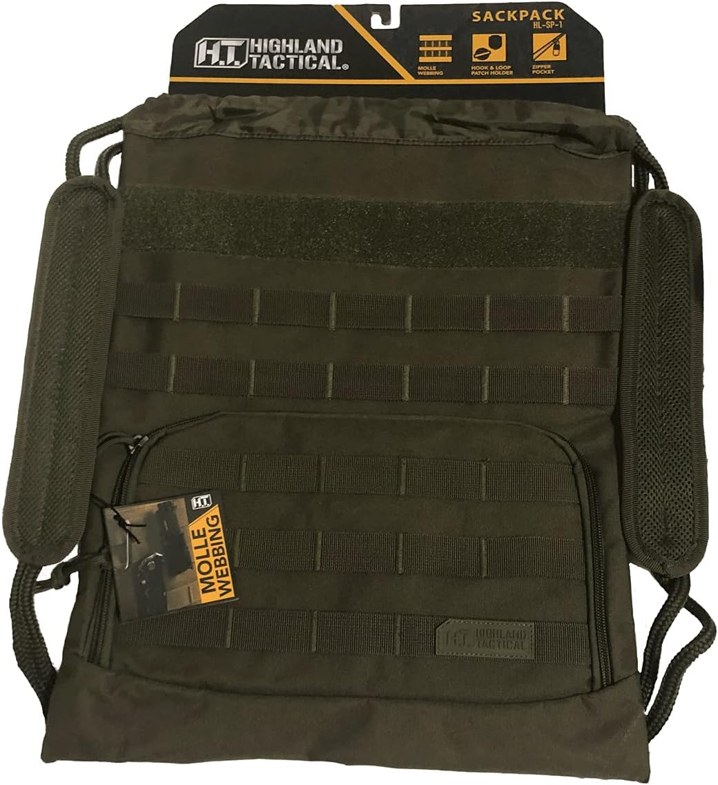 Highland Tactical Sackpack with Molle Webbing