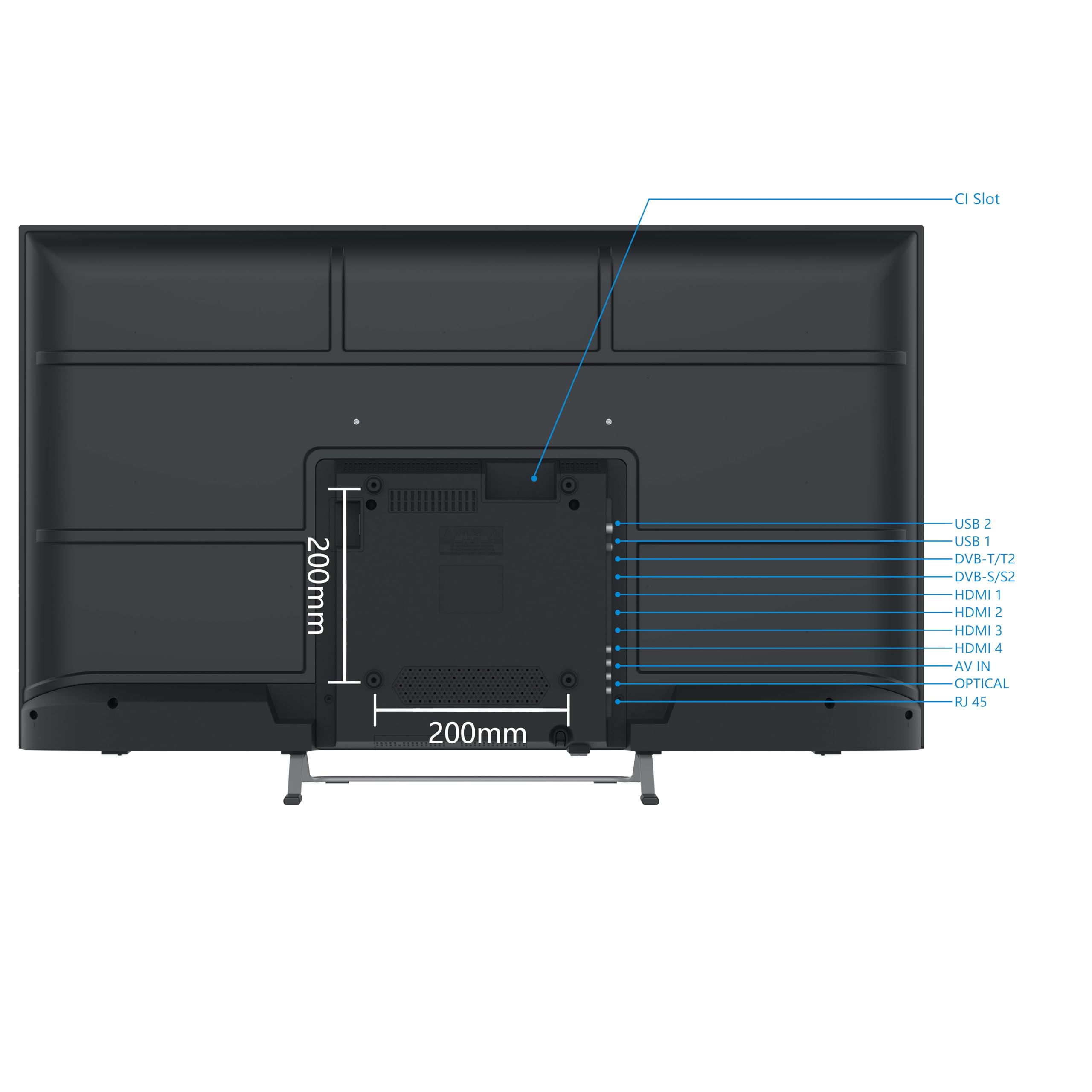 Smart Tech TV QLED 4K UHD 43' (109 cm) 43QA20V3 Smart TV Android 11.0-4xHDMI - 2xUSB - Dolby Vision - Dolby Atmos – Bild 3