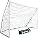 QuickPlay Kickster Academy Soccer Goal 16x7' - Ultra Portable Soccer Goal Includes Soccer Net and Carry Bag [Single Goal] Now Available in The US for The First time.