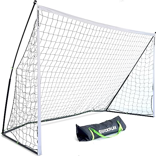 QUICKPLAY Kickster Soccer Goal Range &ndash; Ultra Portable | Quick and Easy Set Up | Includes Net and...