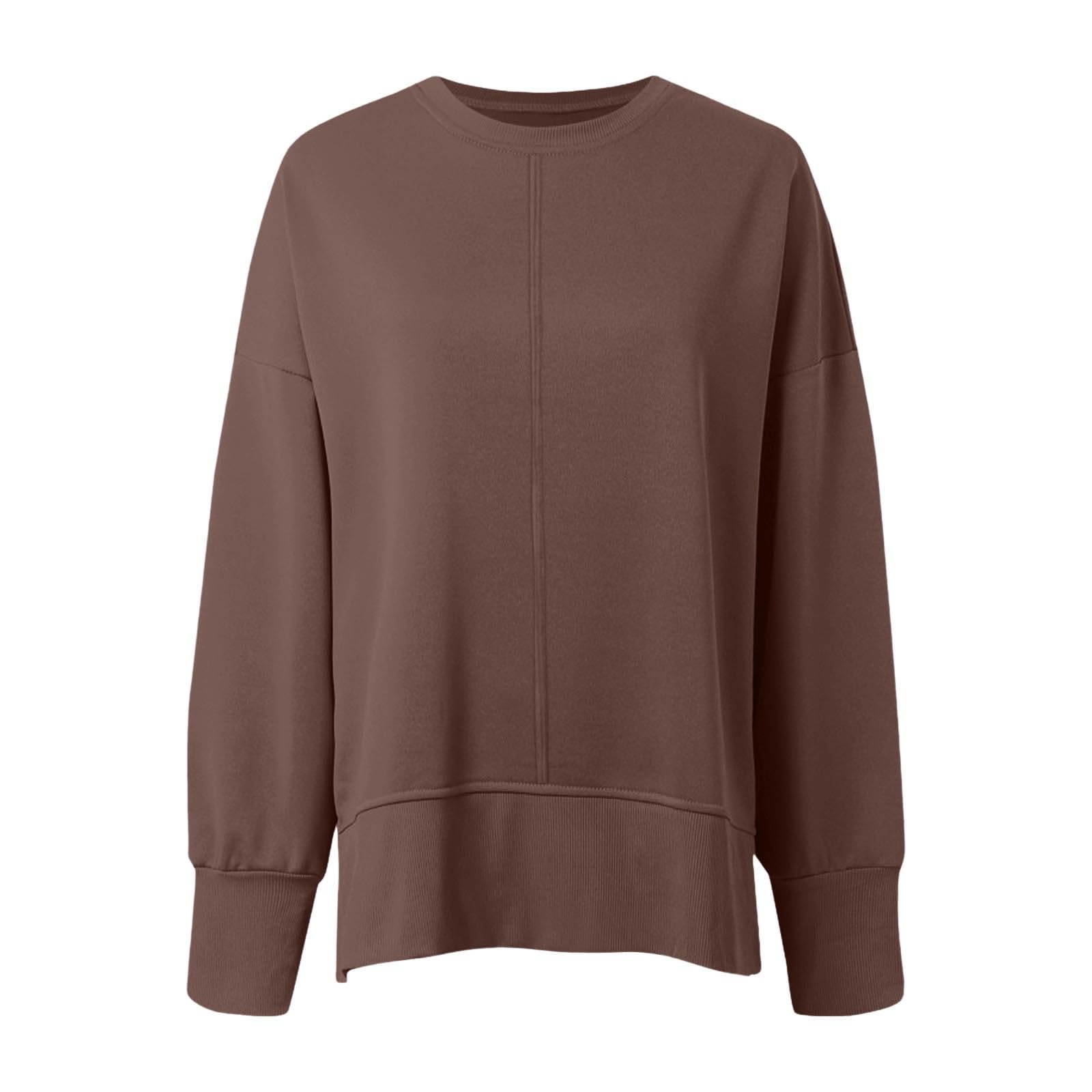 Se refiere a Sudadera con Capucha de Manga Larga, Color Liso, Cuello Redondo y Abertura.