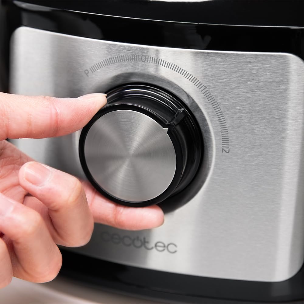 Robot Da Cucina Paprika 1300 Full - 2000W, Acciaio, 3 Lame, Ciotola 3.5L - Foto 2