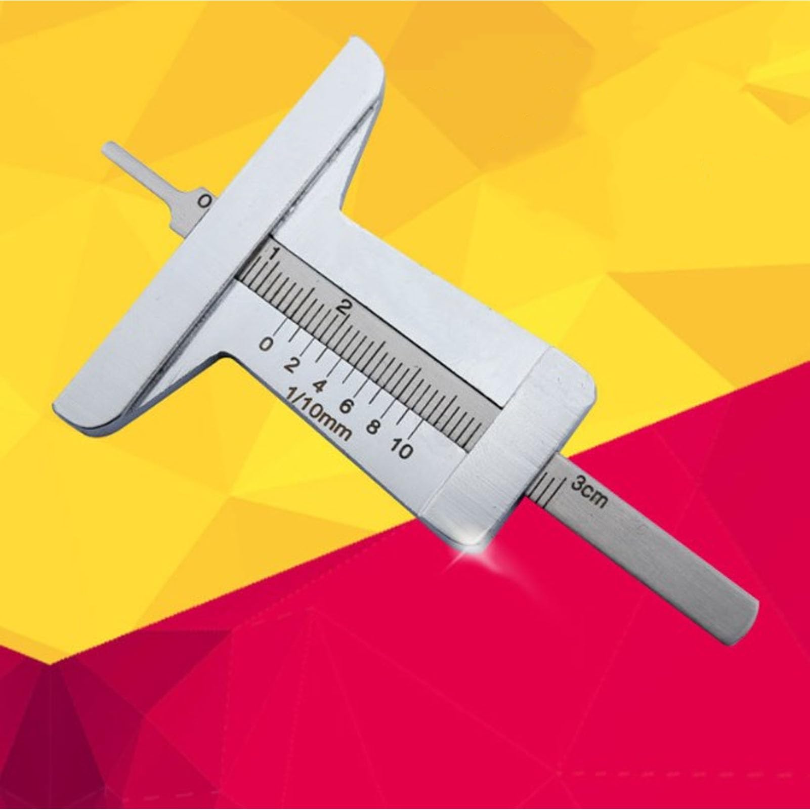 Calibro Di Profondità 0-50 Mm - Acciaio Inox, Per Misurazione Usura Pneumatici E Freni - Foto 11