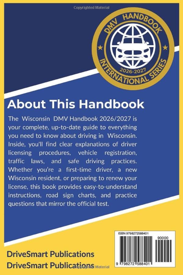 WISCONSIN DMV HANDBOOK 2026/2027: The Complete Guide to Wisconsin Driver’s License, Registration, and Road Rules for 2026/2027 image 3