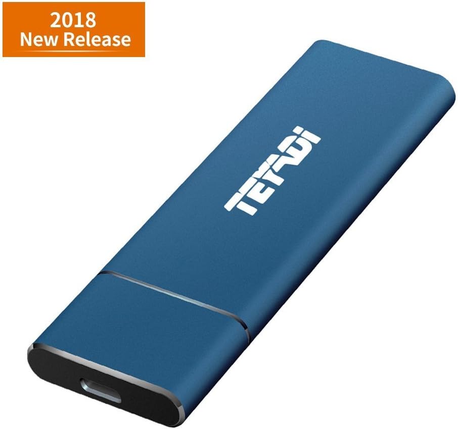External SSD 512GB, Portable Solid State Drive, USB 3.1 Gen 2, M.2 SSD, Superfast Read/Write Speeds, External Storage for Latop, Desktop, Tablet, Android Phones