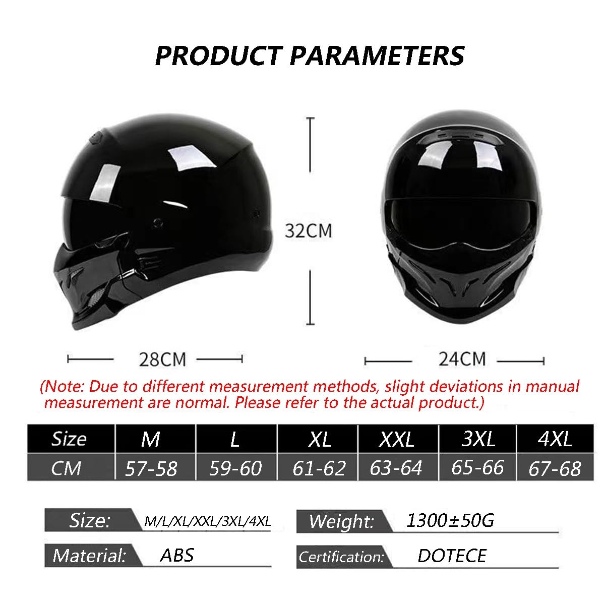 Jethelm Vintage Motorradhelm Winddichter Motorrad Roller Helm Mit Visier 3/4 Kombination Helm Halbhelm Für Damen Und Herren ECEDOT Zulassung Halbschalenhelm Scooter Helm